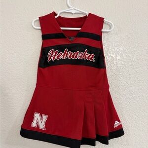 Adidas Red and Black Nebraska Dress